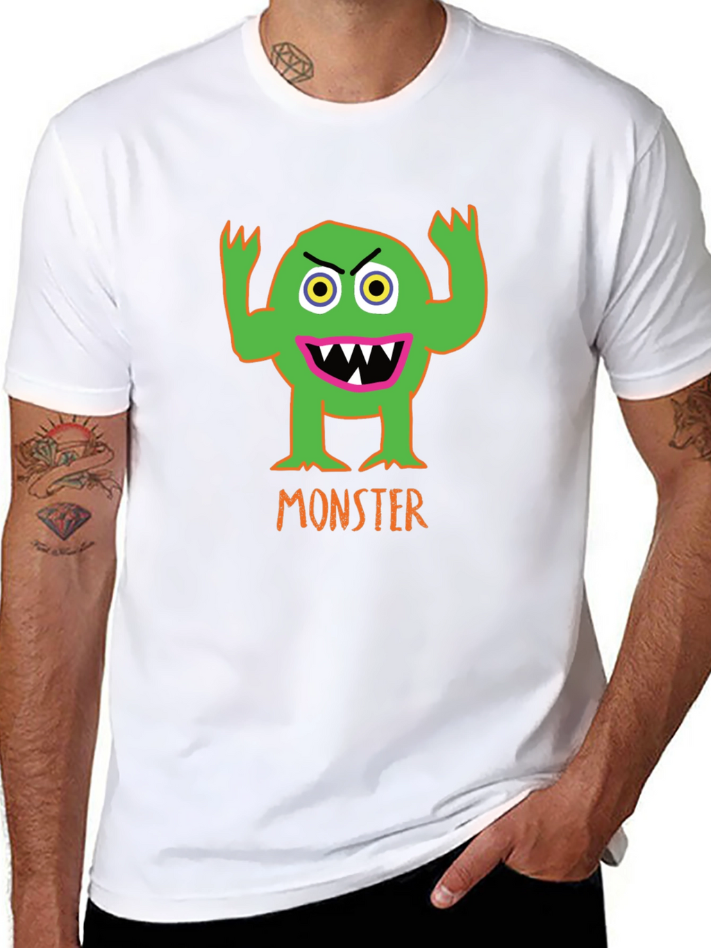 Monster Graphic T-Shirt - Spooky Fun!