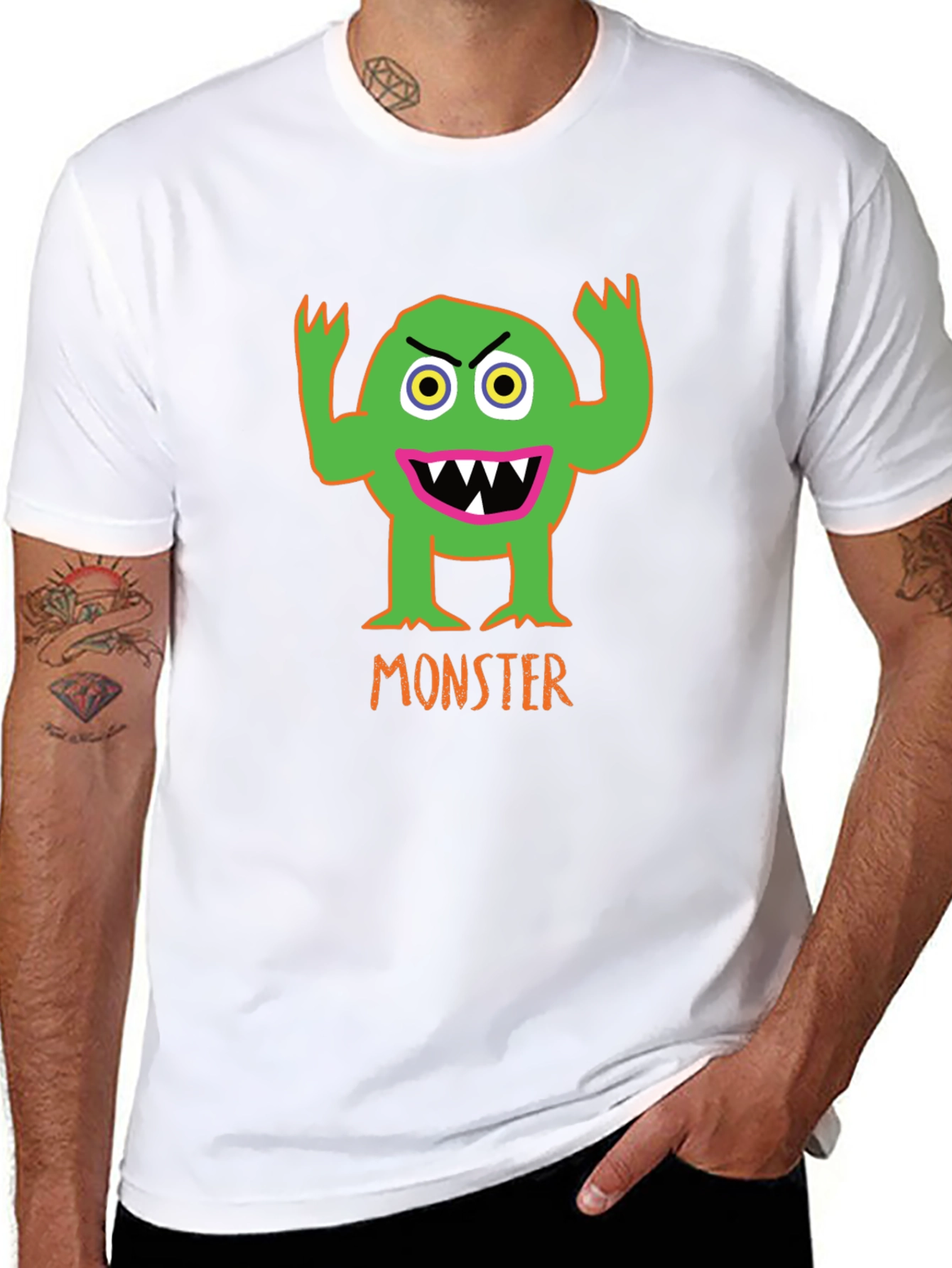 Monster Graphic T-Shirt - Spooky Fun!