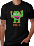 Monster Graphic T-Shirt - Spooky Fun!