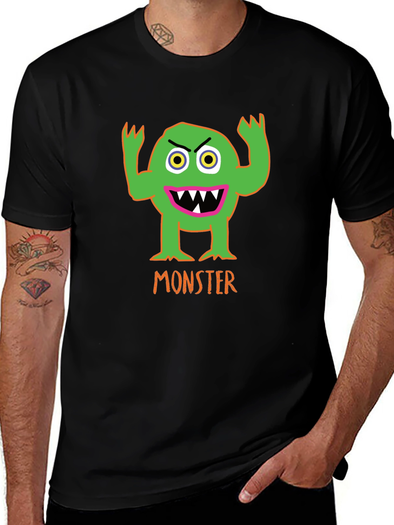Monster Graphic T-Shirt - Spooky Fun!