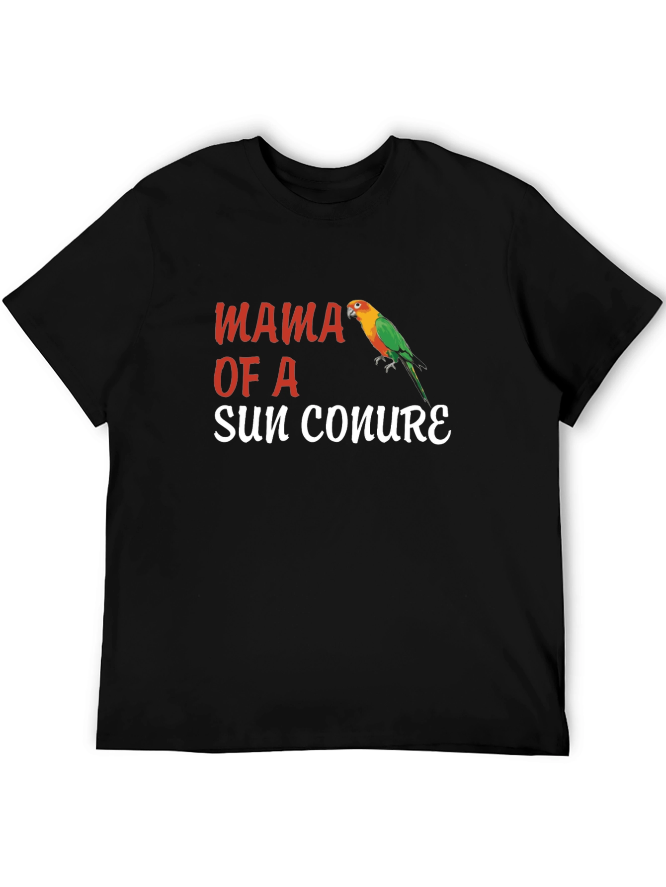 Mama of a Sun Conure T-Shirt Parrot Tee