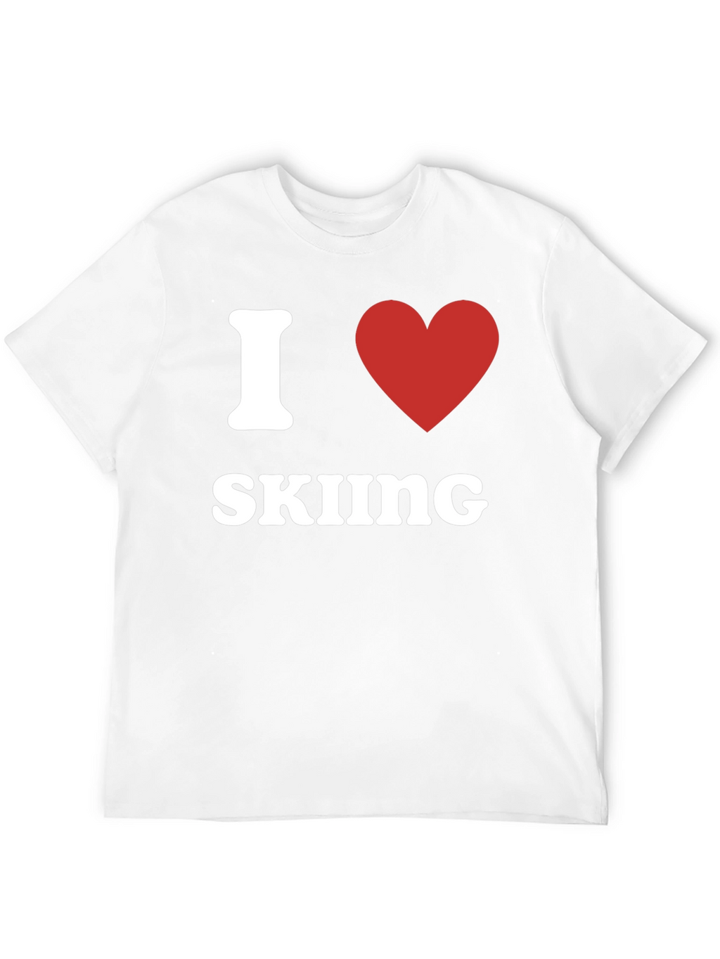 I Heart Skiing Graphic T-Shirt