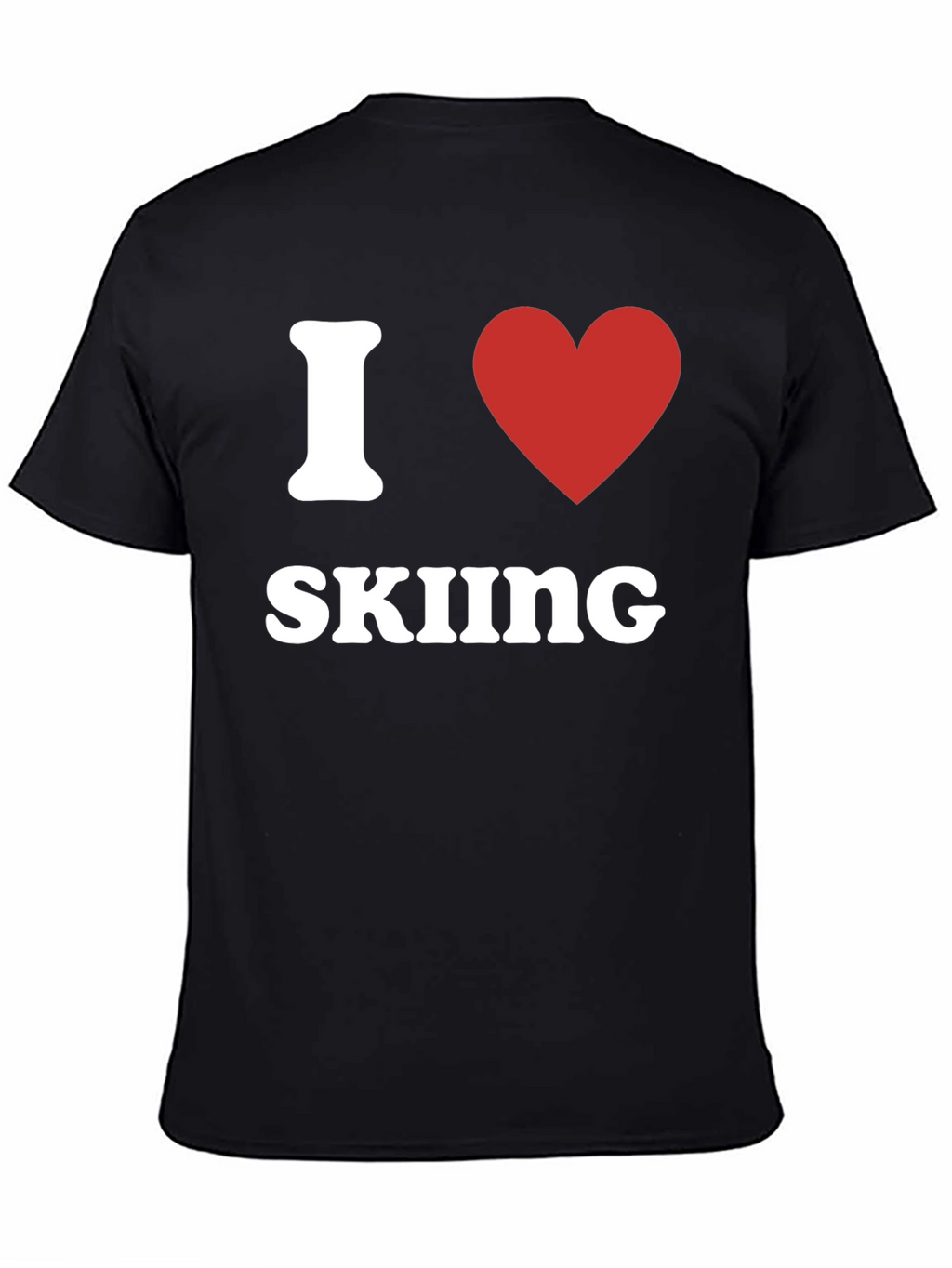 I Heart Skiing Graphic T-Shirt