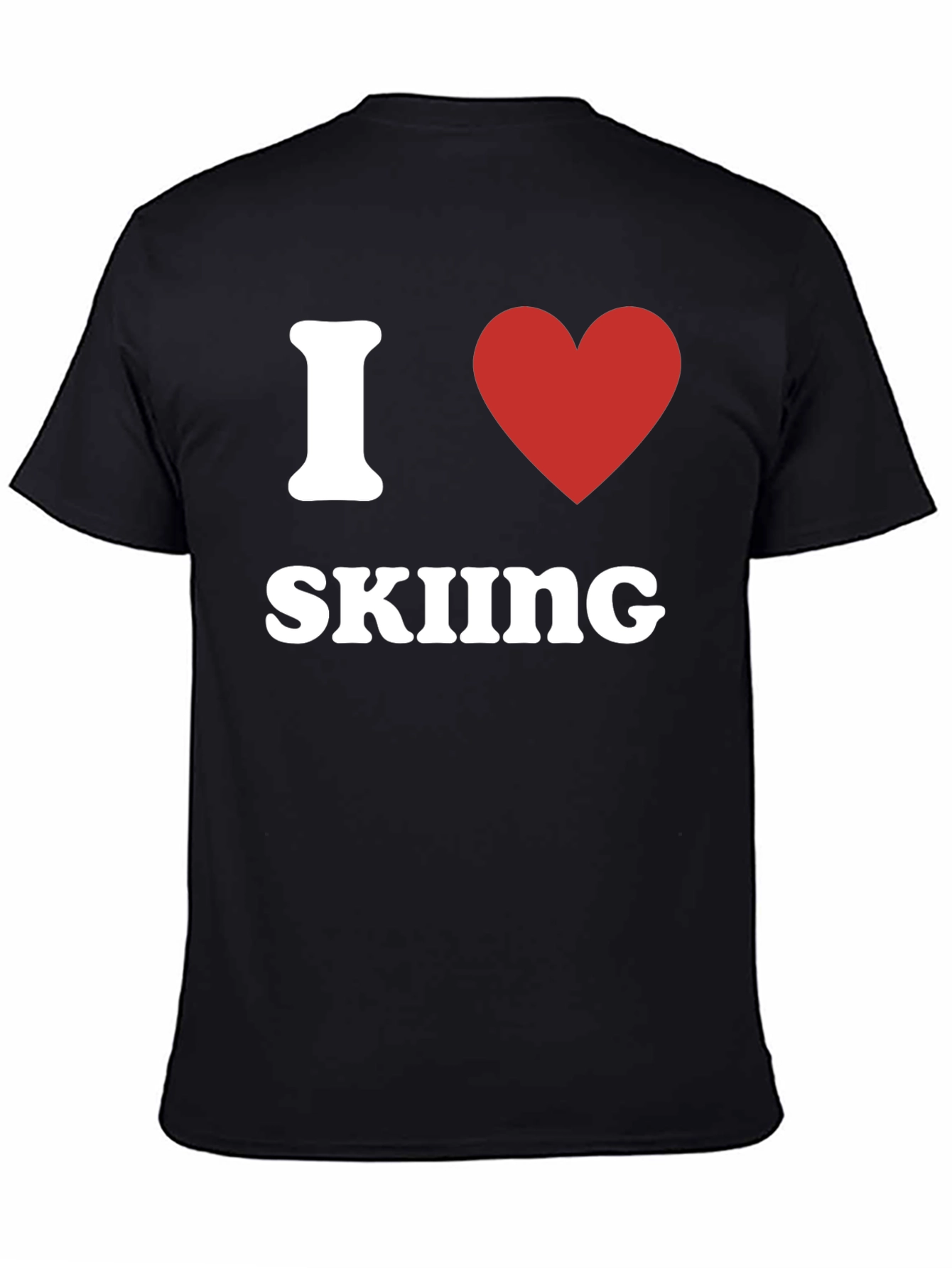 I Heart Skiing Graphic T-Shirt