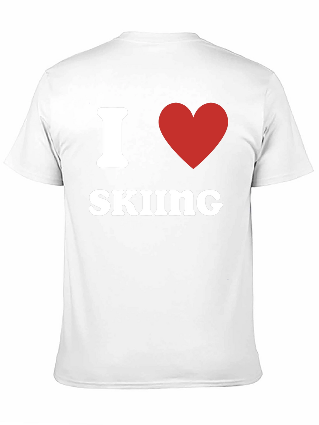 I Heart Skiing Graphic T-Shirt