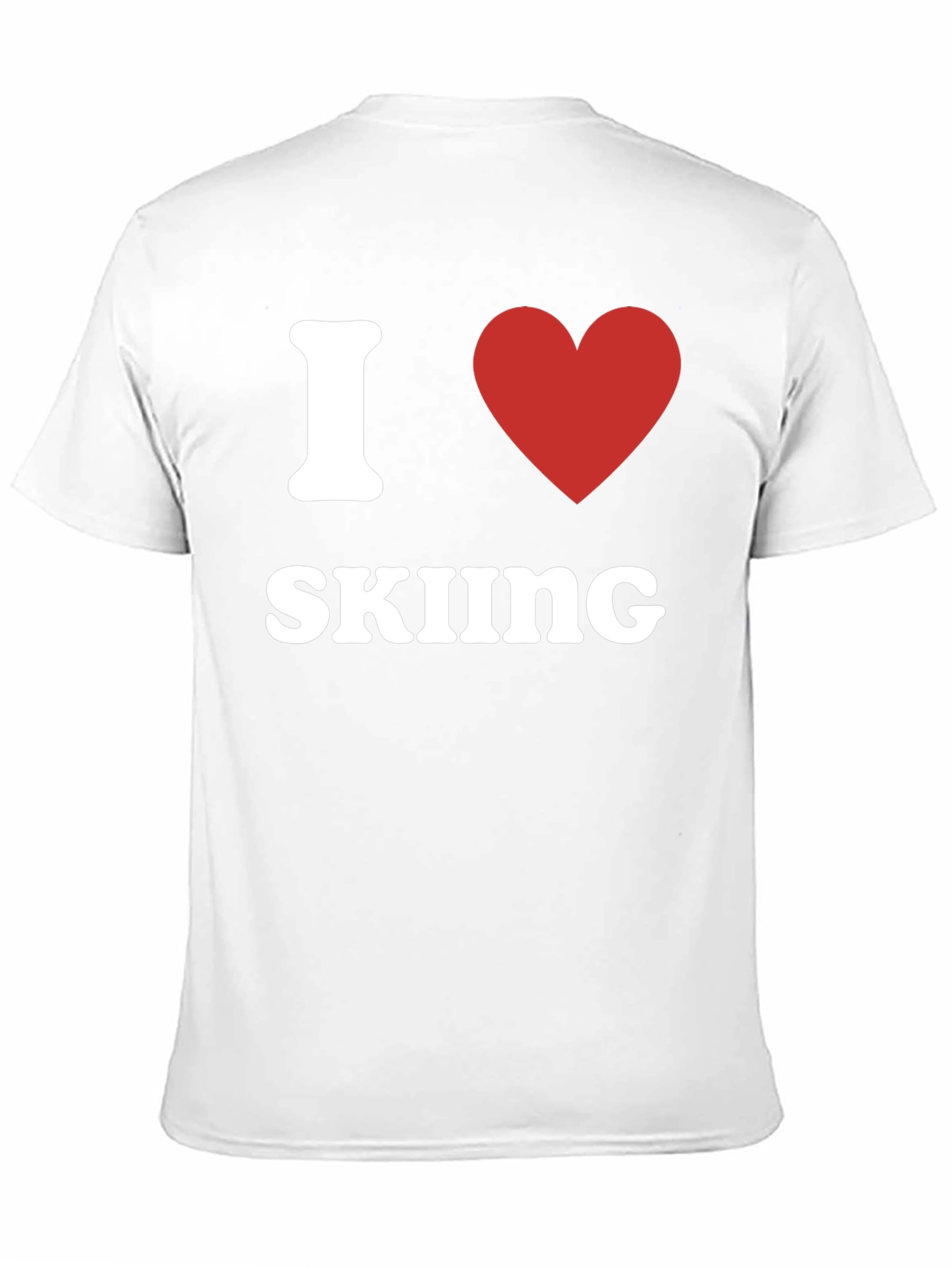 I Heart Skiing Graphic T-Shirt