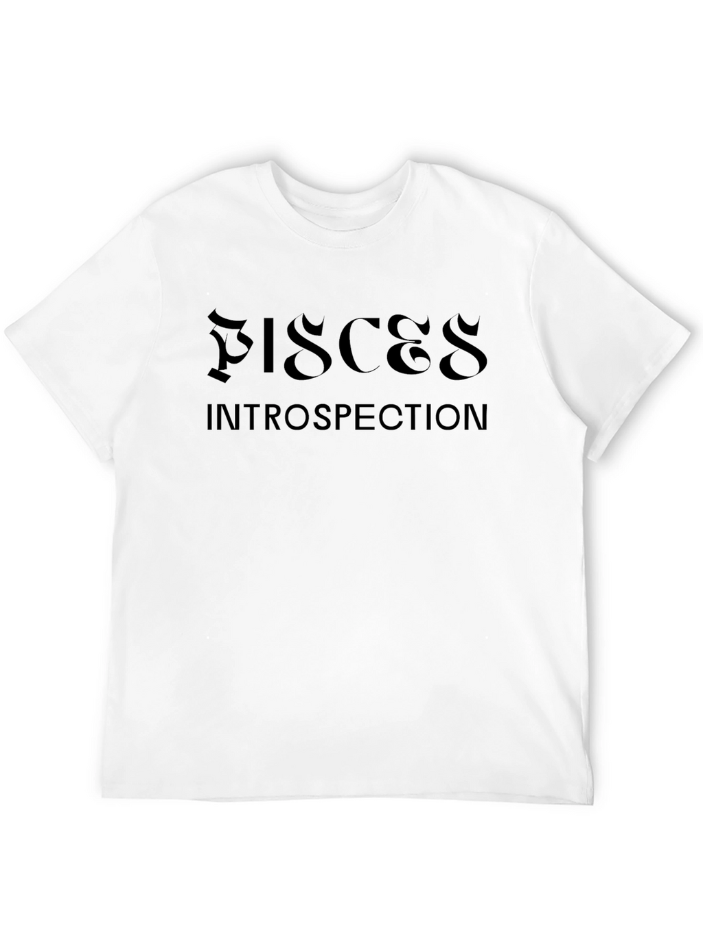 Pisces Introspection Black T-Shirt