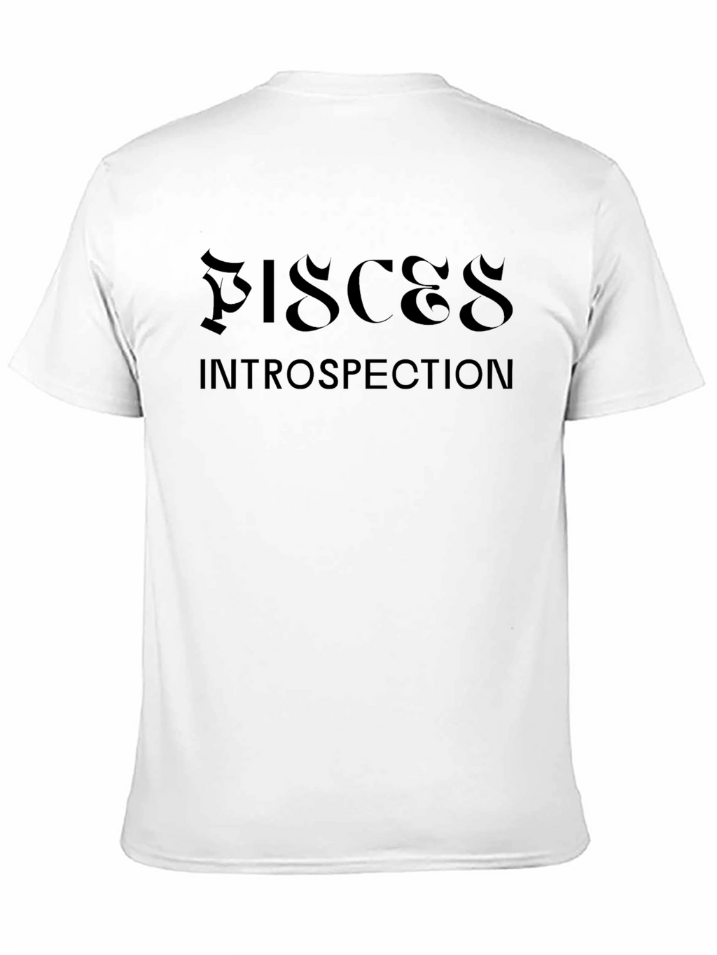 Pisces Introspection Black T-Shirt