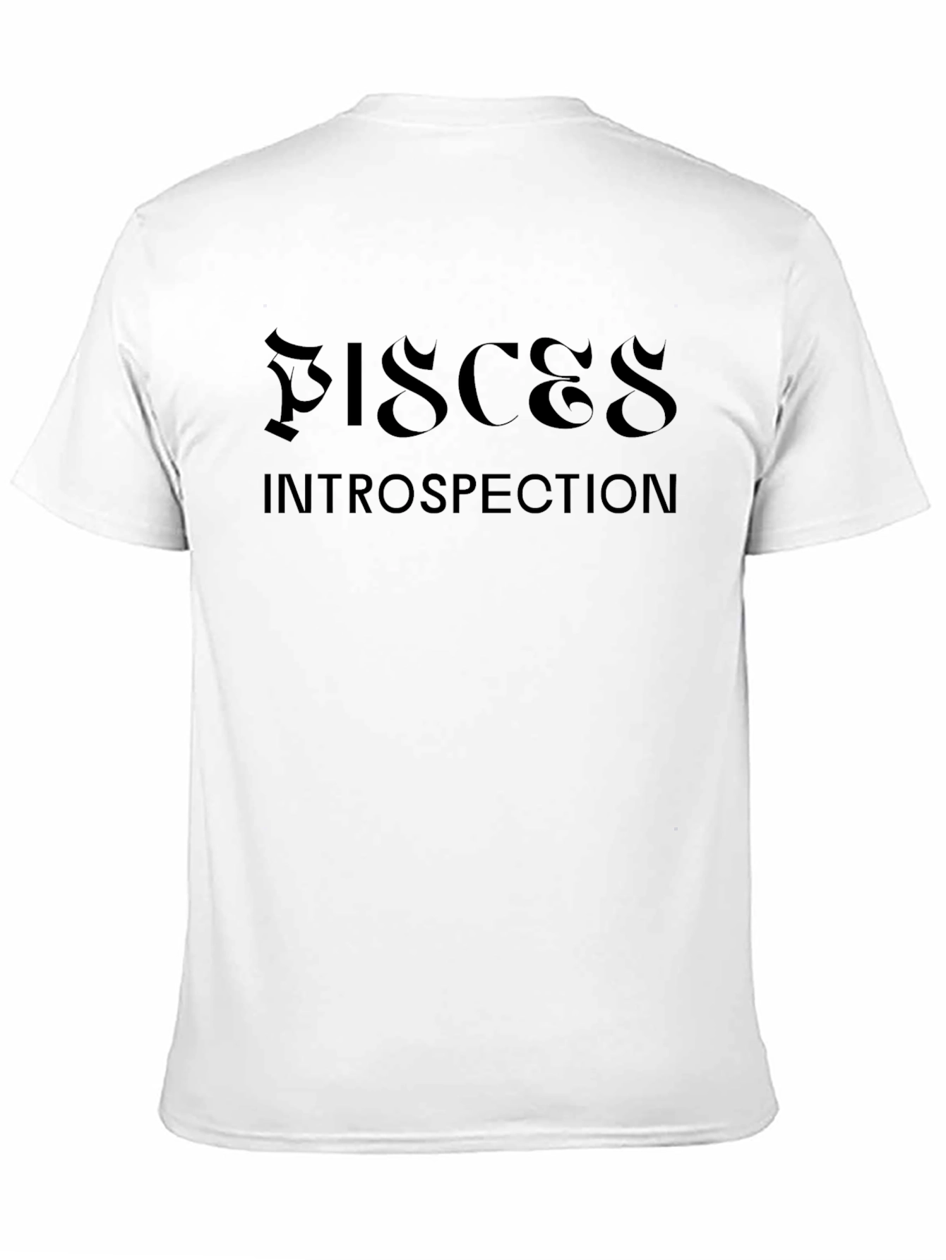 Pisces Introspection Black T-Shirt