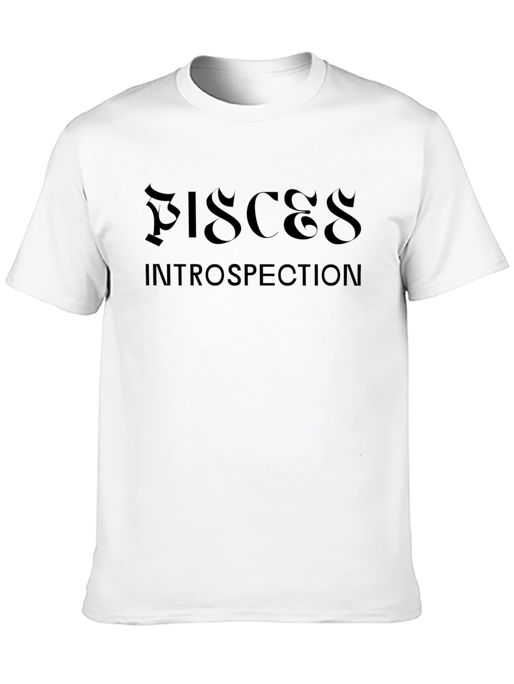 Pisces Introspection Black T-Shirt