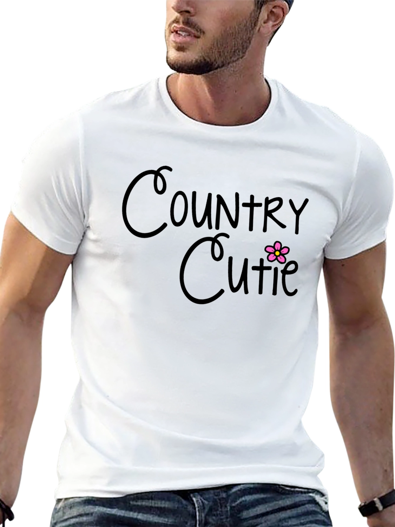 Country Cutie Black Graphic Tee