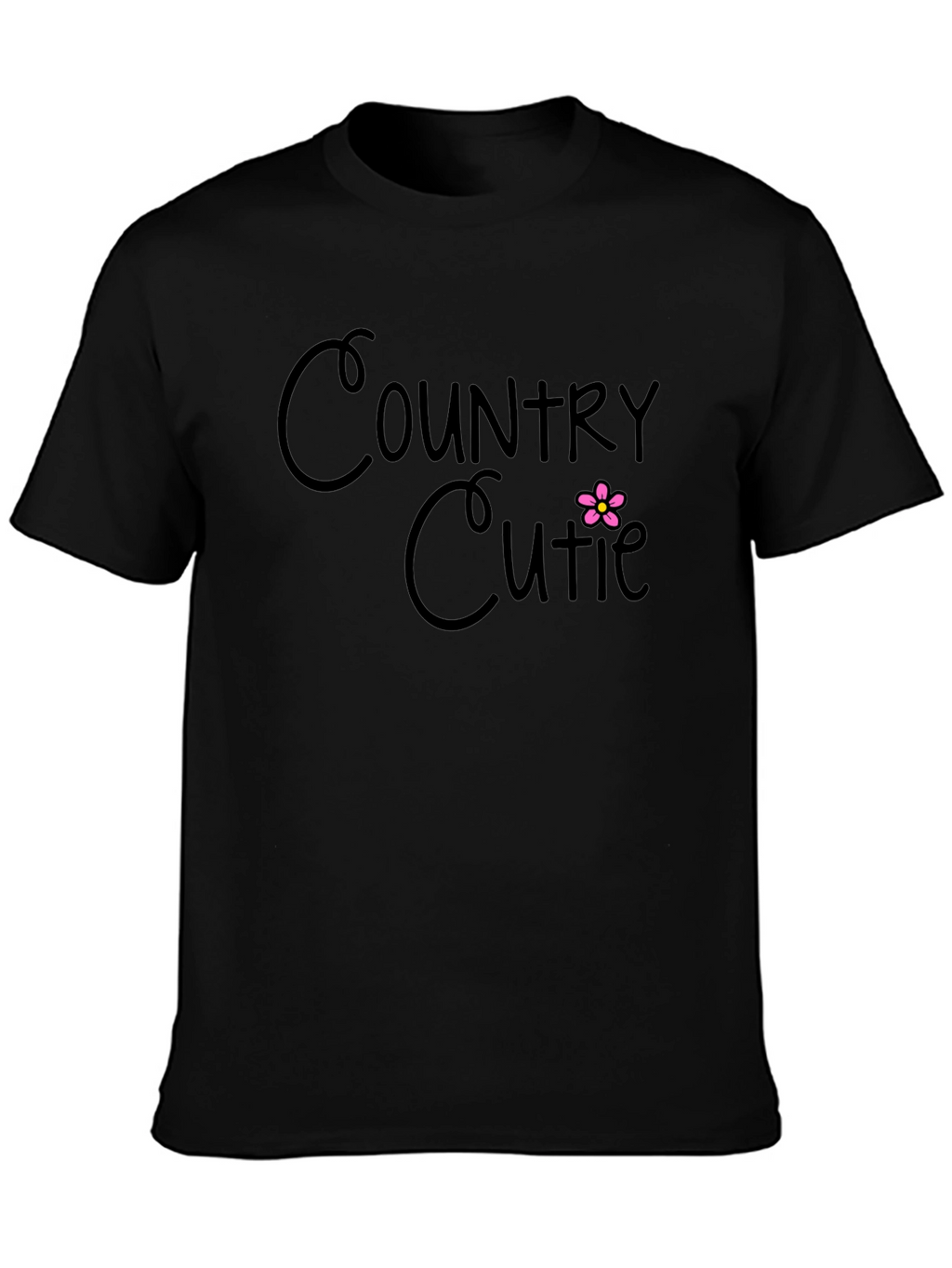 Country Cutie Black Graphic Tee