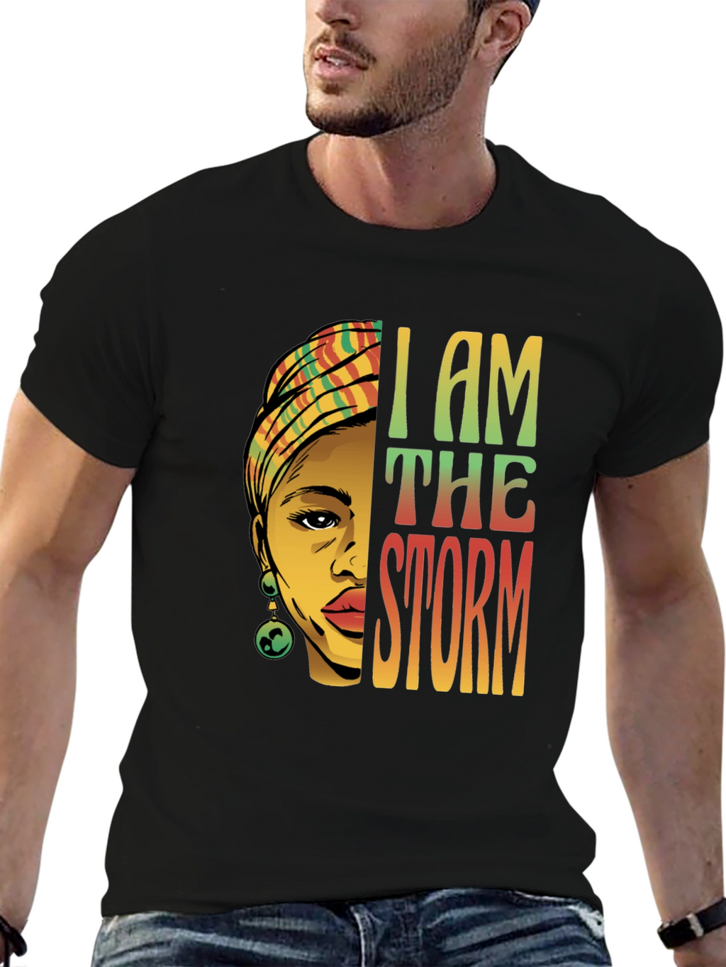 I Am The Storm Black T-Shirt