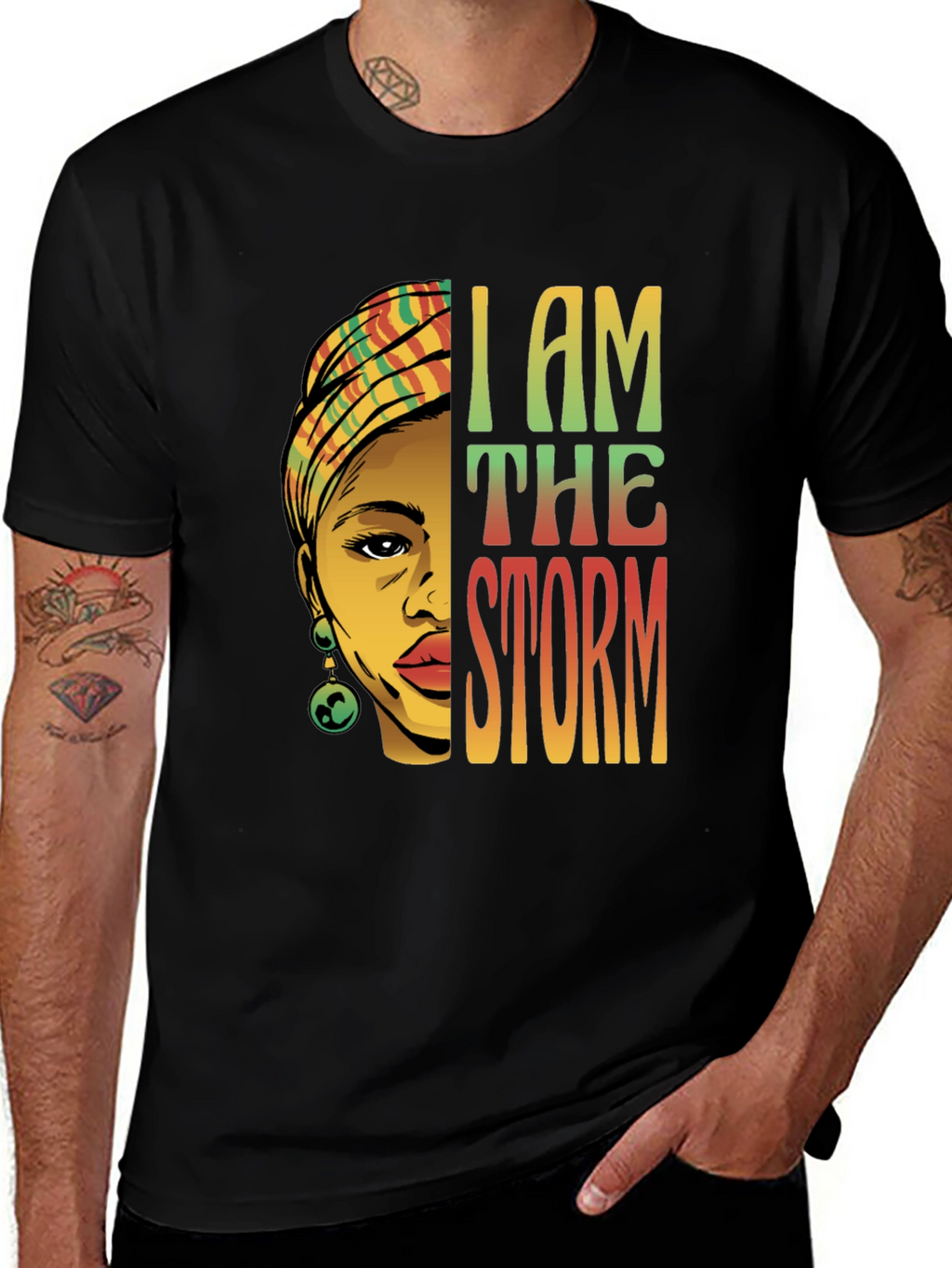 I Am The Storm Black T-Shirt