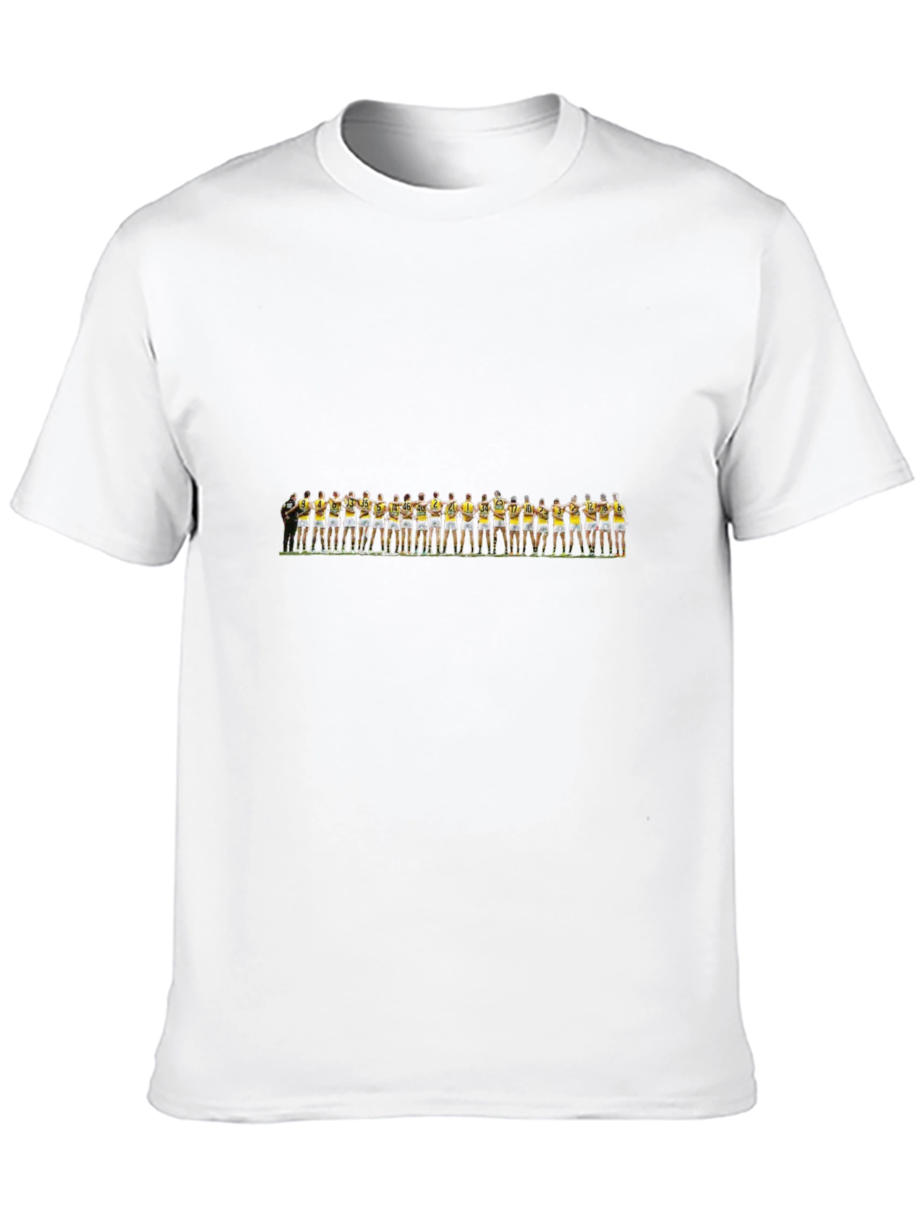 Team Photo Graphic Black T-Shirt