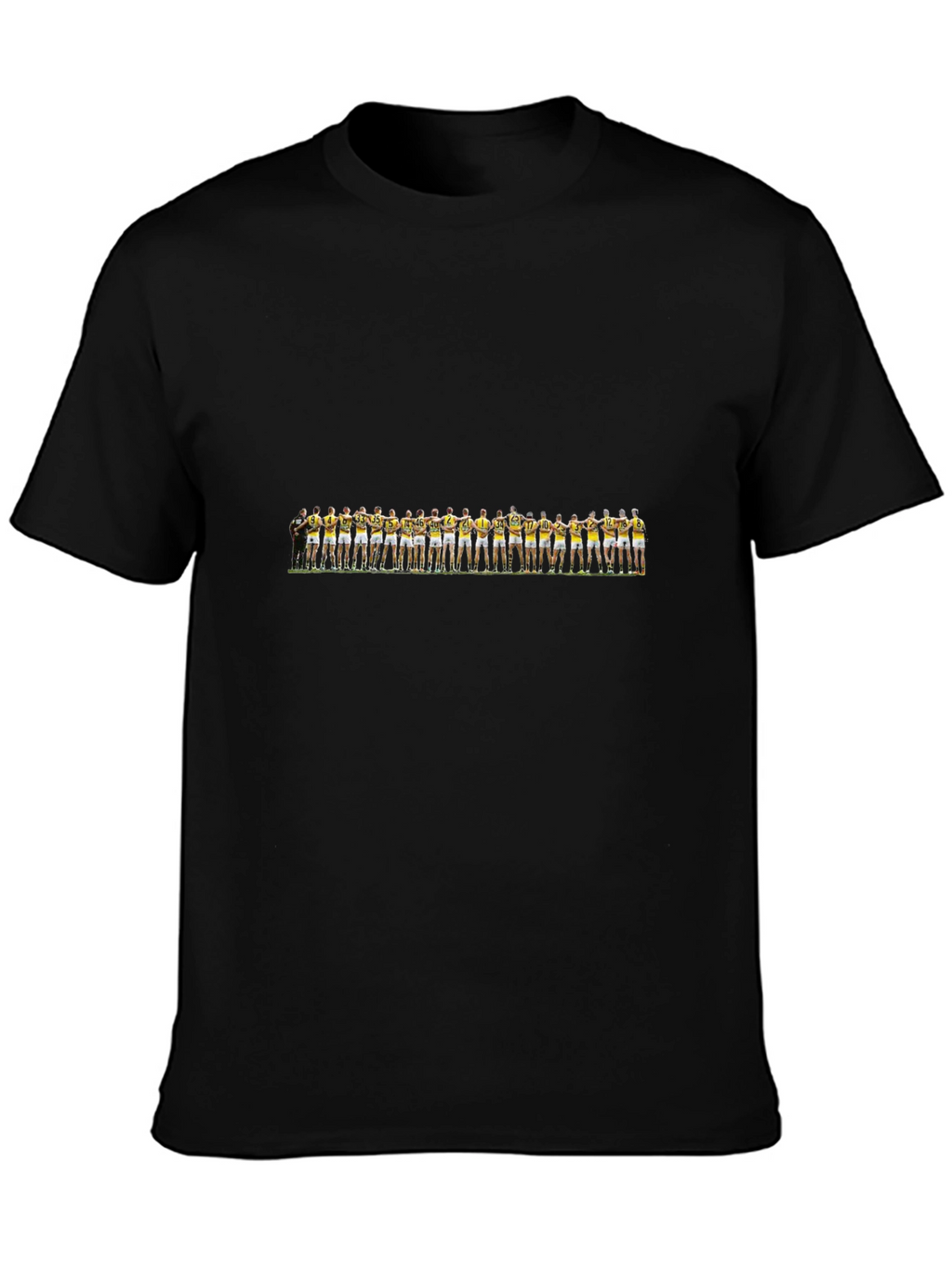 Team Photo Graphic Black T-Shirt