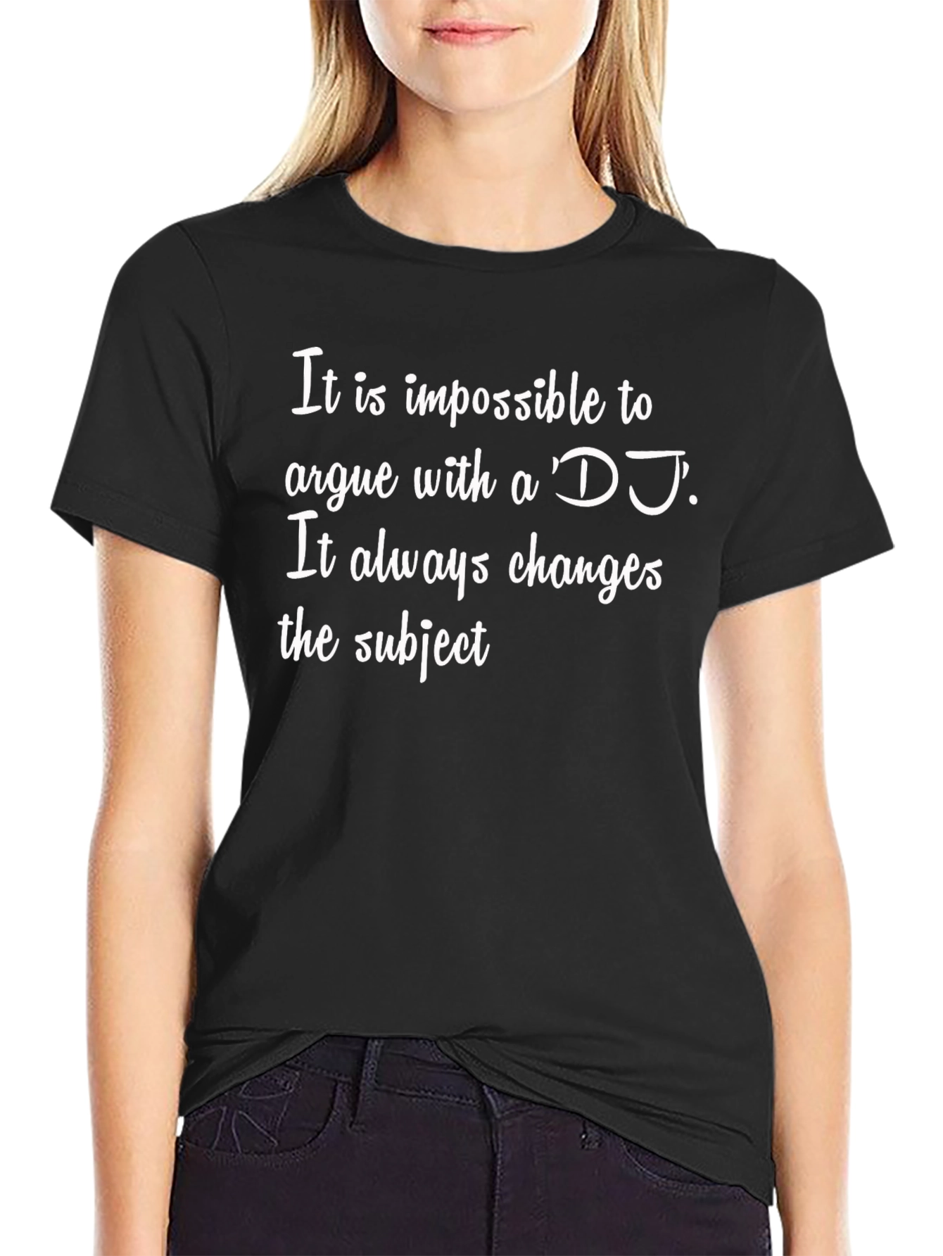 DJ Argument T-Shirt: Music Humor Tee