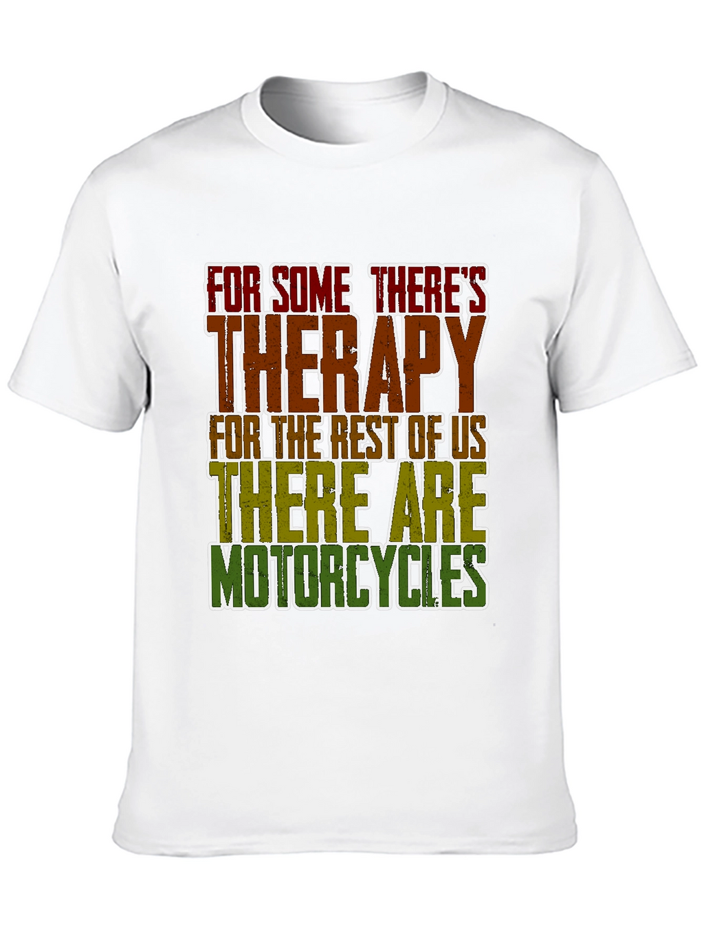 Therapy Motorcycles Graphic Tee - Black Casual T-Shirt