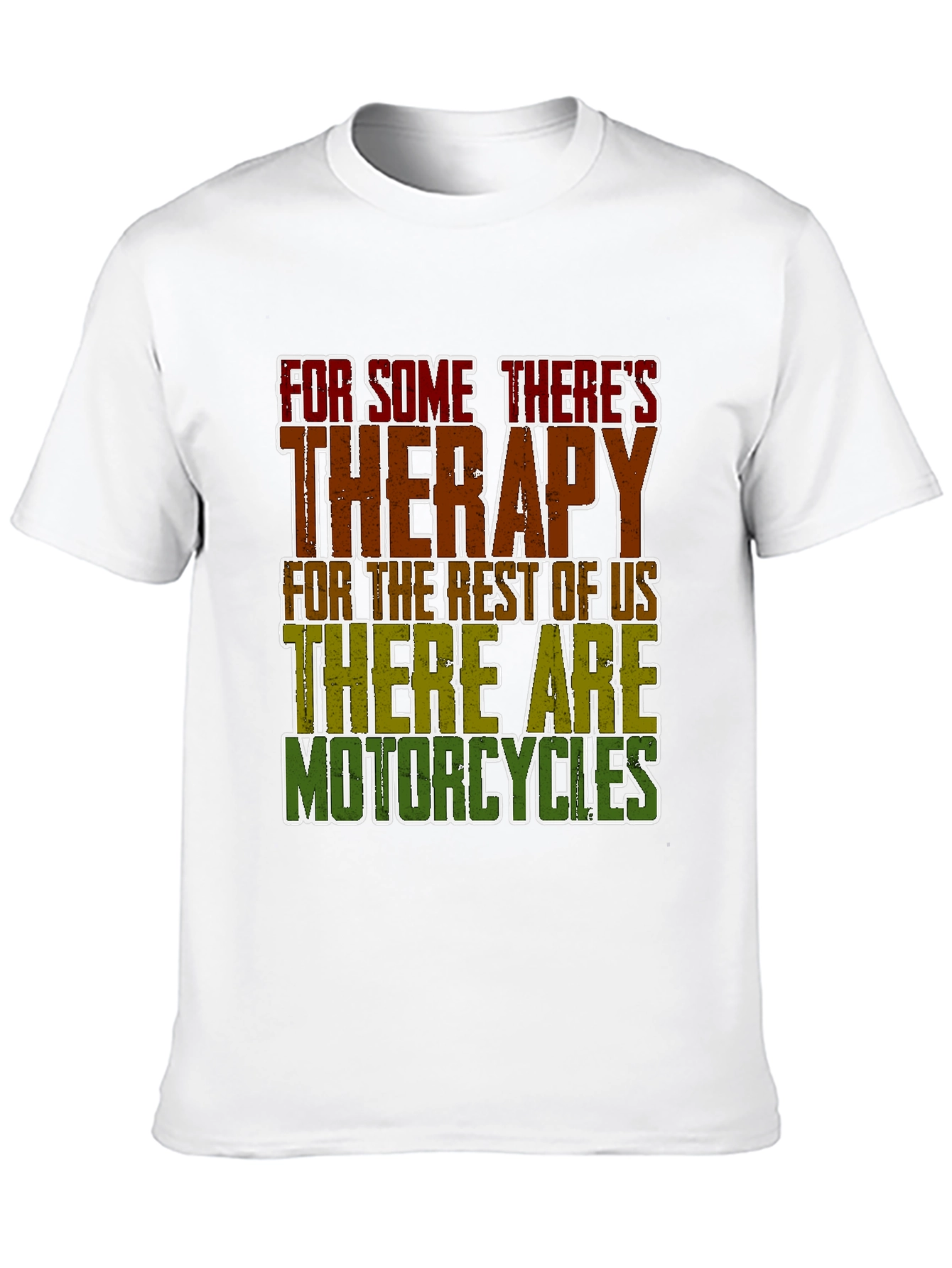 Therapy Motorcycles Graphic Tee - Black Casual T-Shirt