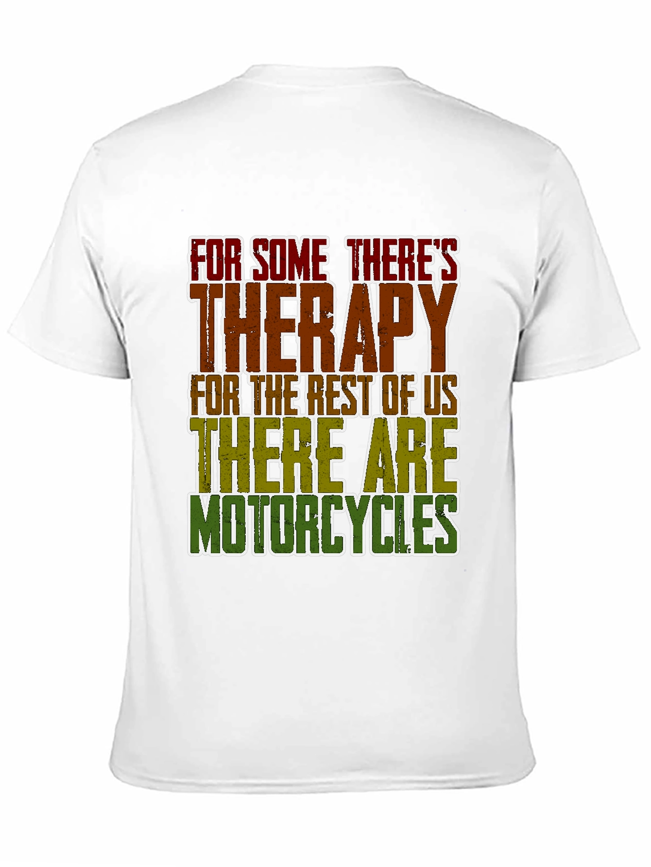 Therapy Motorcycles Graphic Tee - Black Casual T-Shirt