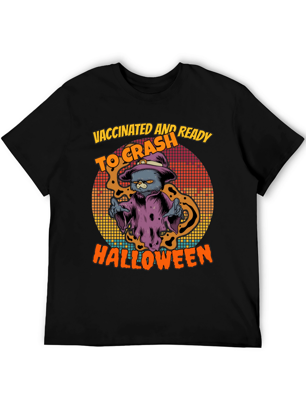 Vaccinated & Ready to Crash Halloween T-Shirt