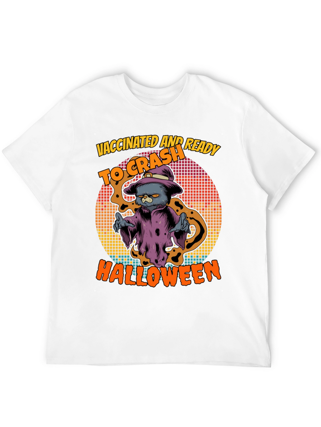 Vaccinated & Ready to Crash Halloween T-Shirt