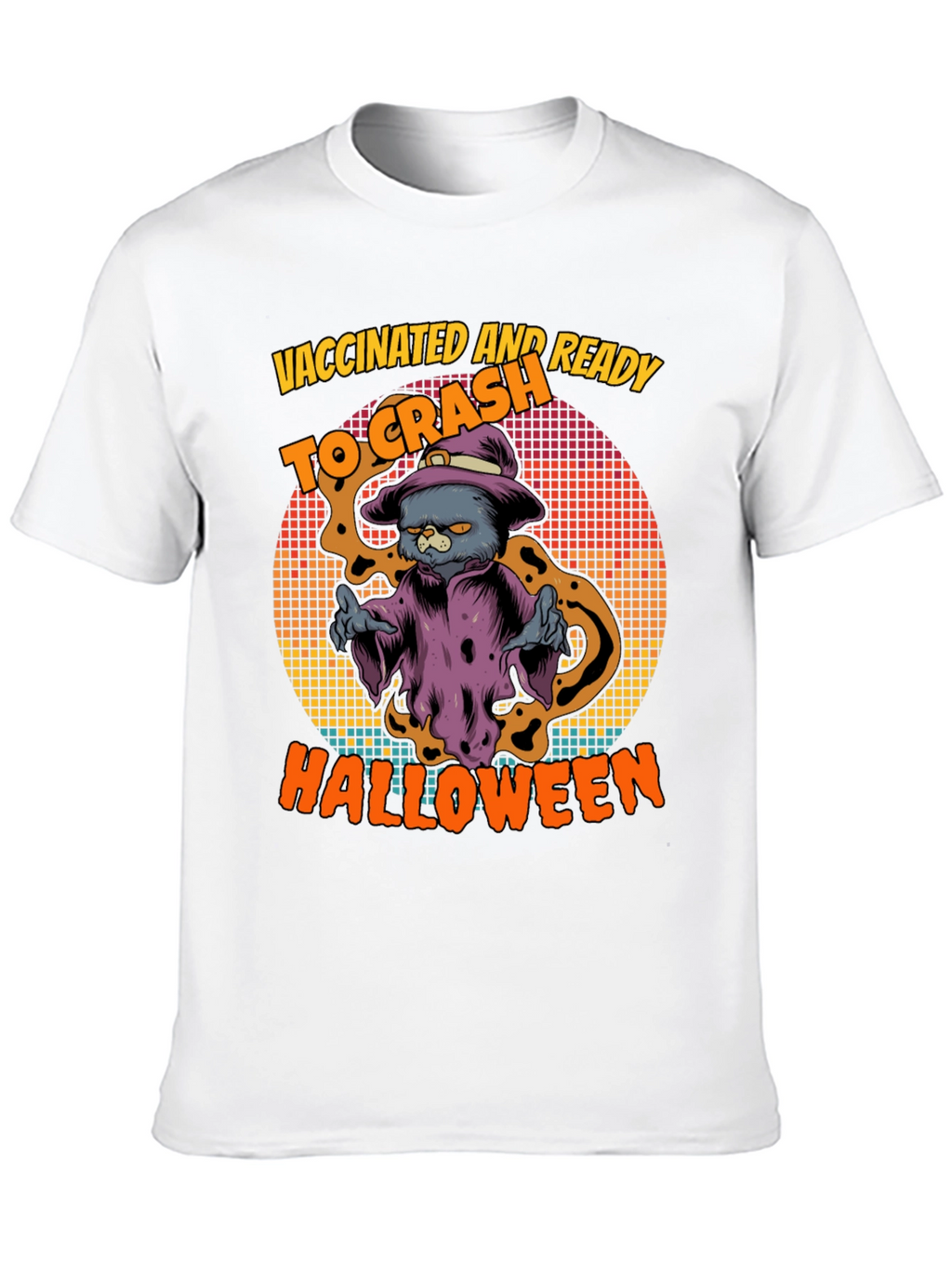 Vaccinated & Ready to Crash Halloween T-Shirt