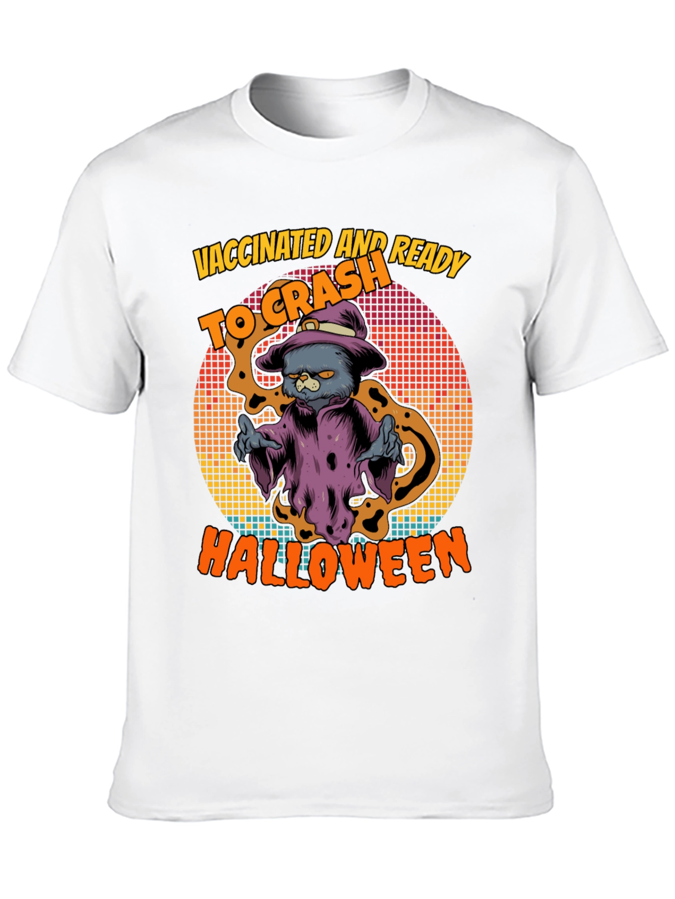 Vaccinated & Ready to Crash Halloween T-Shirt