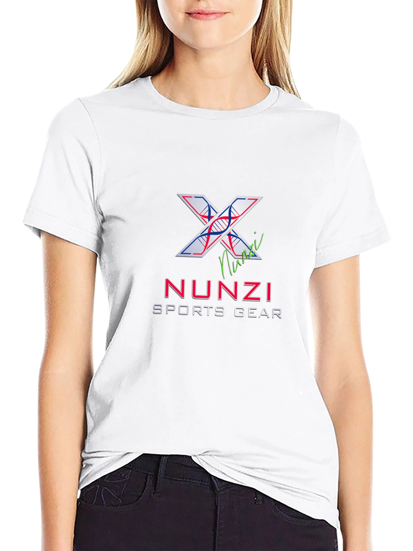 Nunzi Sports Gear Black Graphic T-Shirt