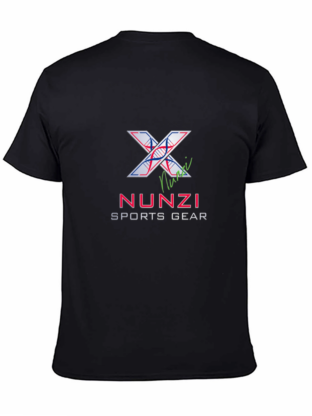 Nunzi Sports Gear Black Graphic T-Shirt