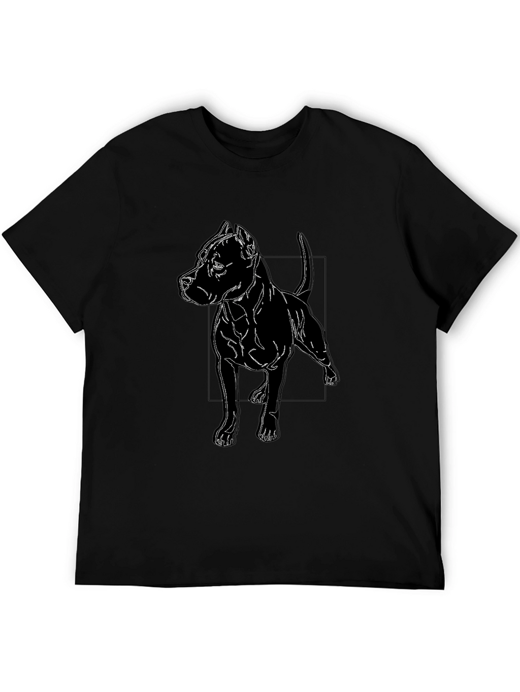 Pitbull Graphic Tee - Black Cotton Blend