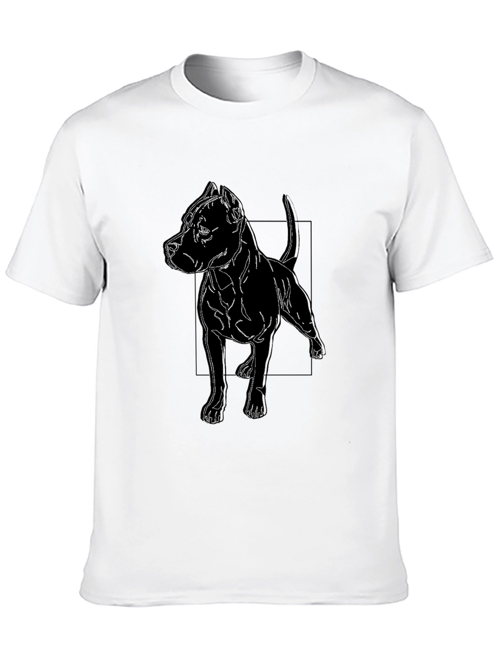 Pitbull Graphic Tee - Black Cotton Blend