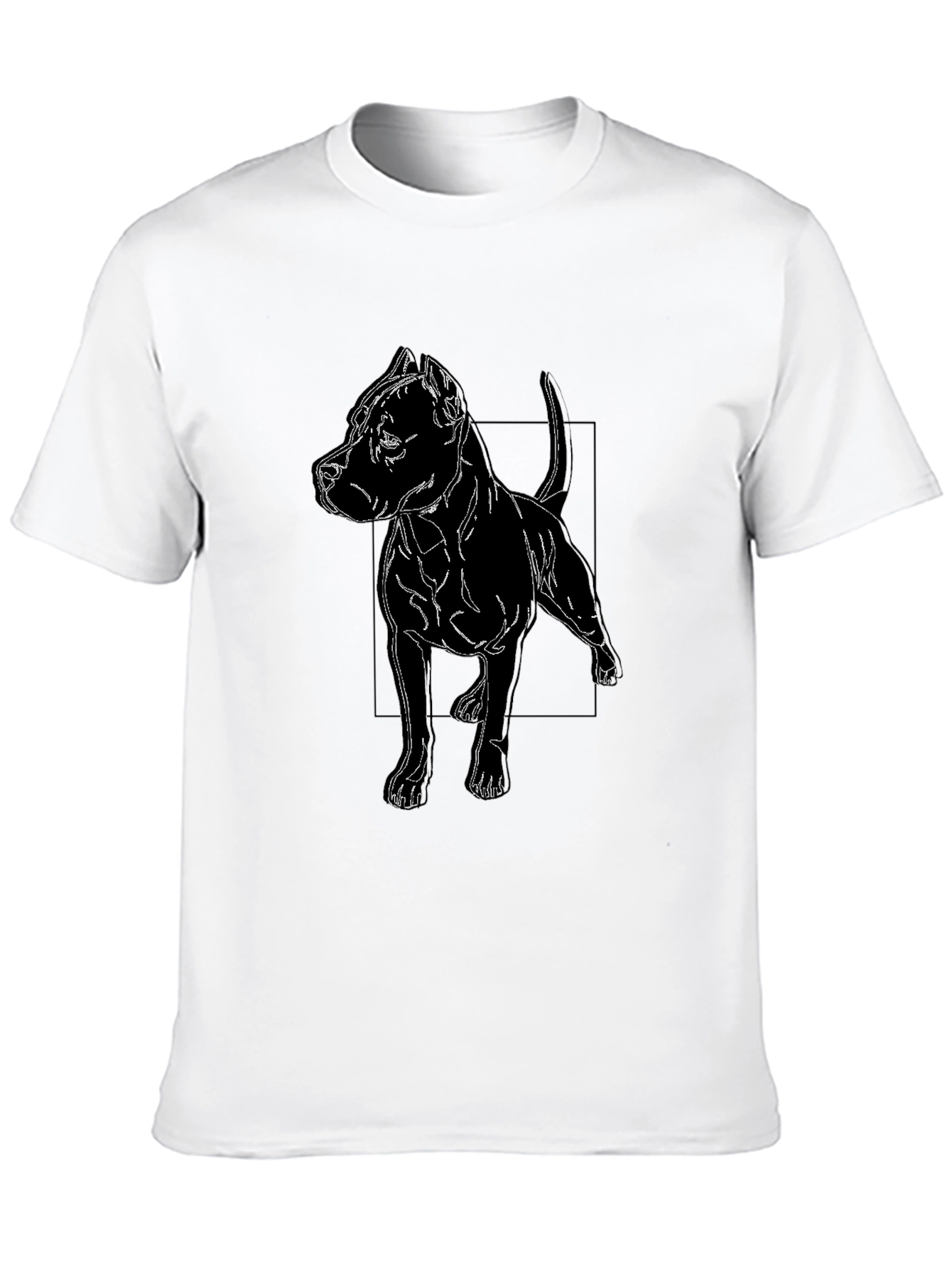 Pitbull Graphic Tee - Black Cotton Blend