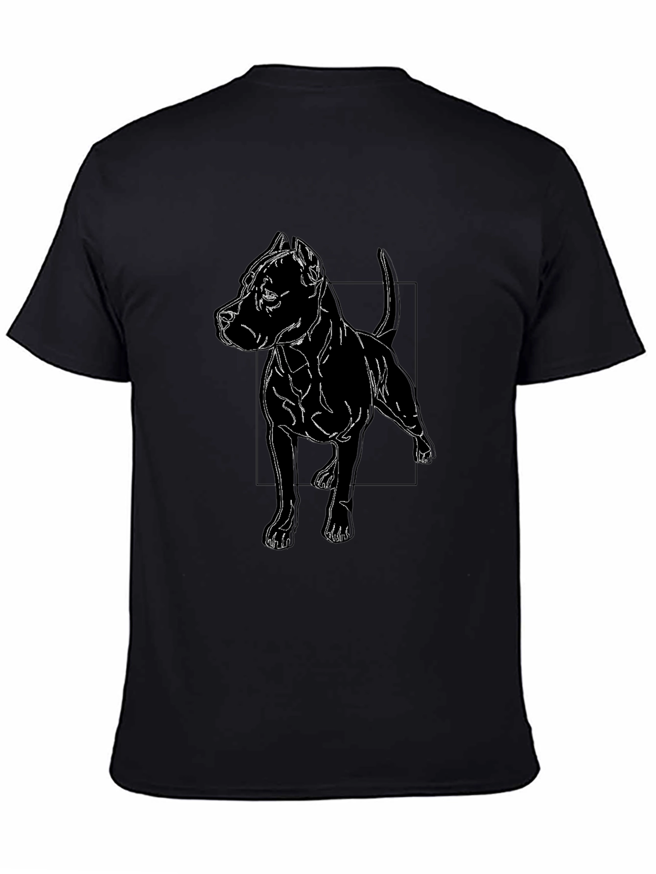 Pitbull Graphic Tee - Black Cotton Blend