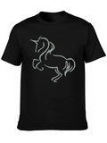 Unicorn Graphic Tee - Black