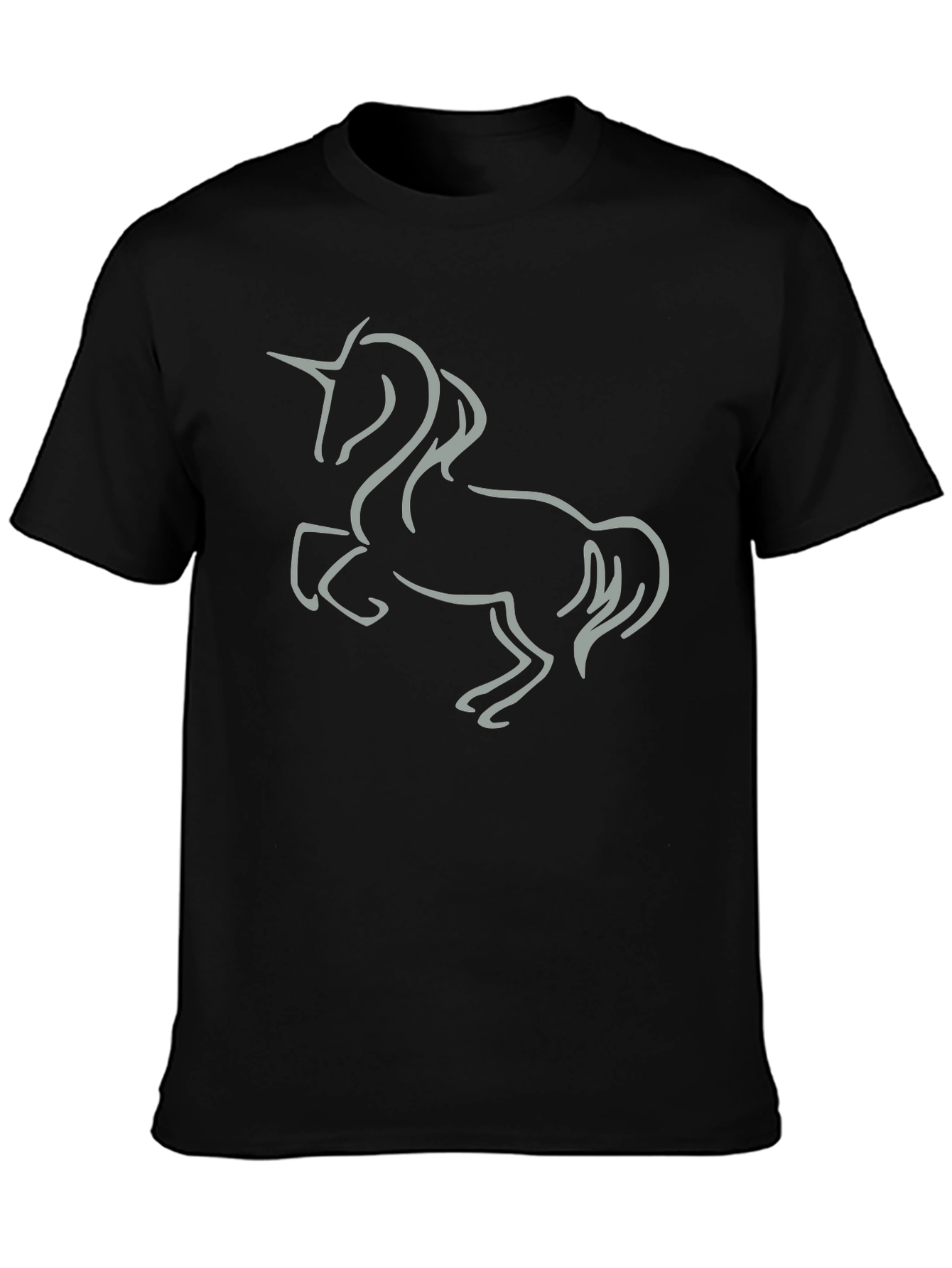 Unicorn Graphic Tee - Black