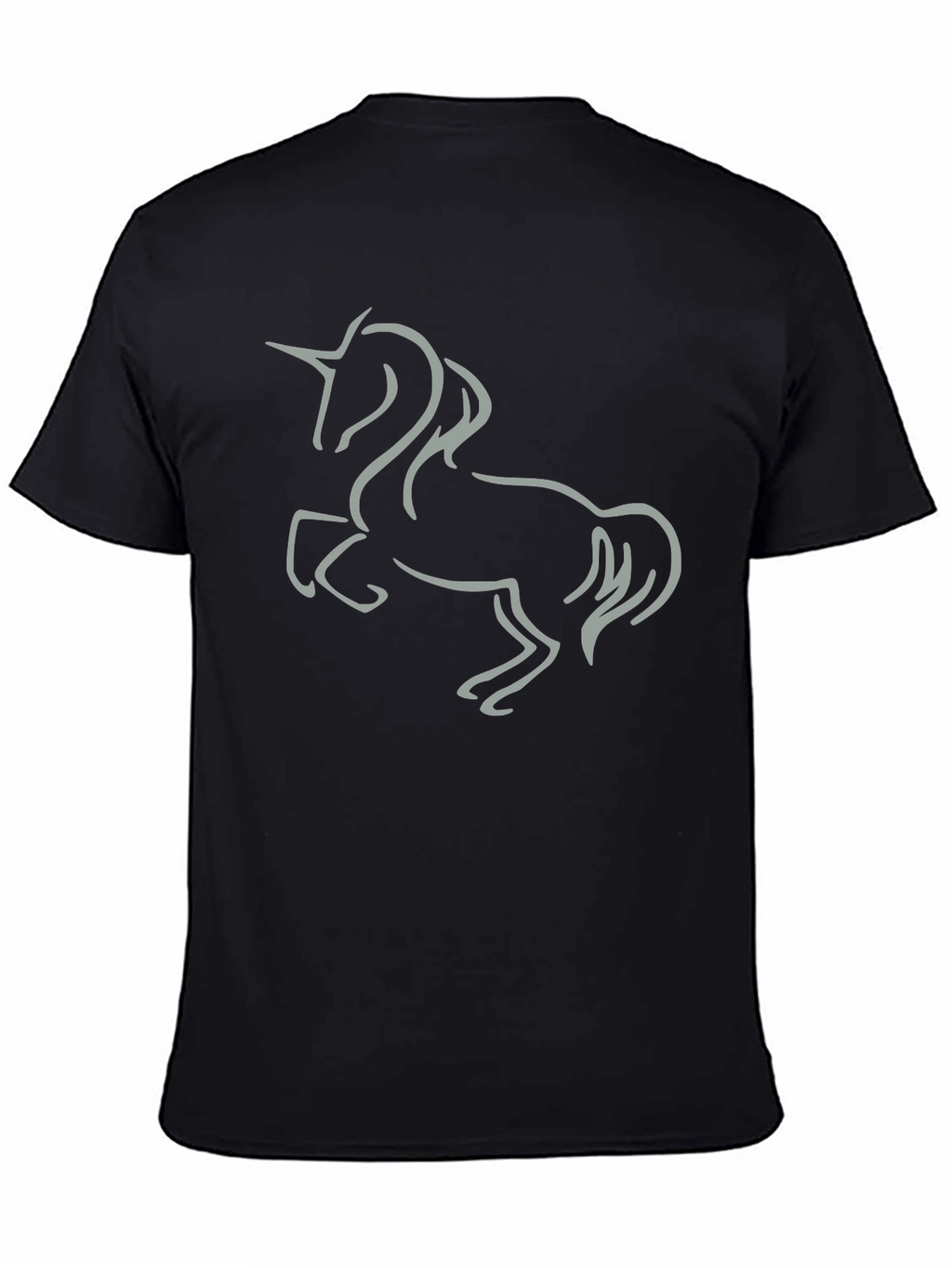 Unicorn Graphic Tee - Black