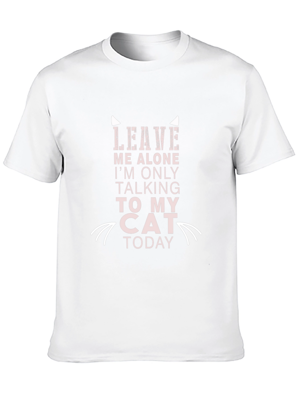 Leave Me Alone Cat Lover Tee
