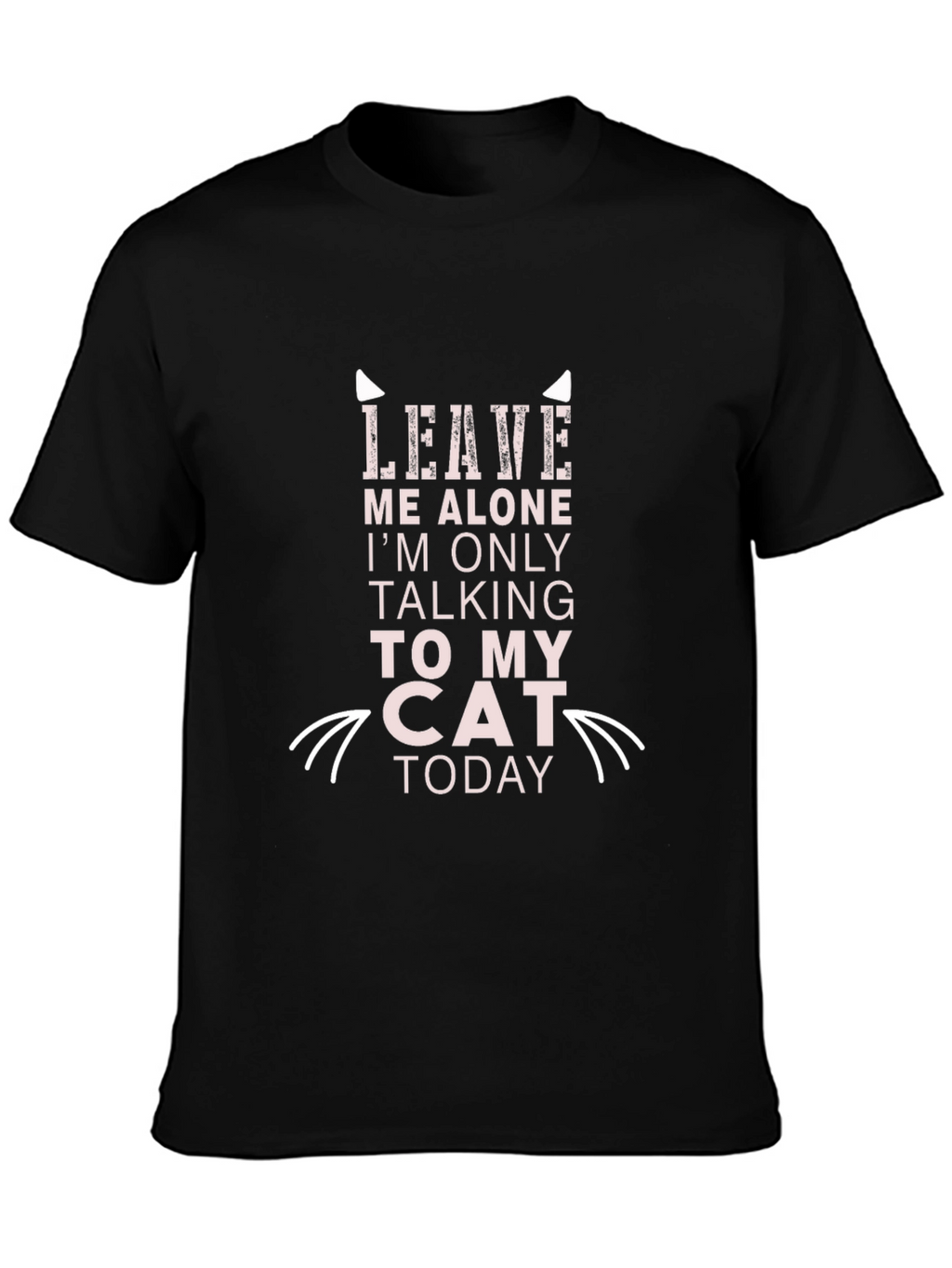 Leave Me Alone Cat Lover Tee
