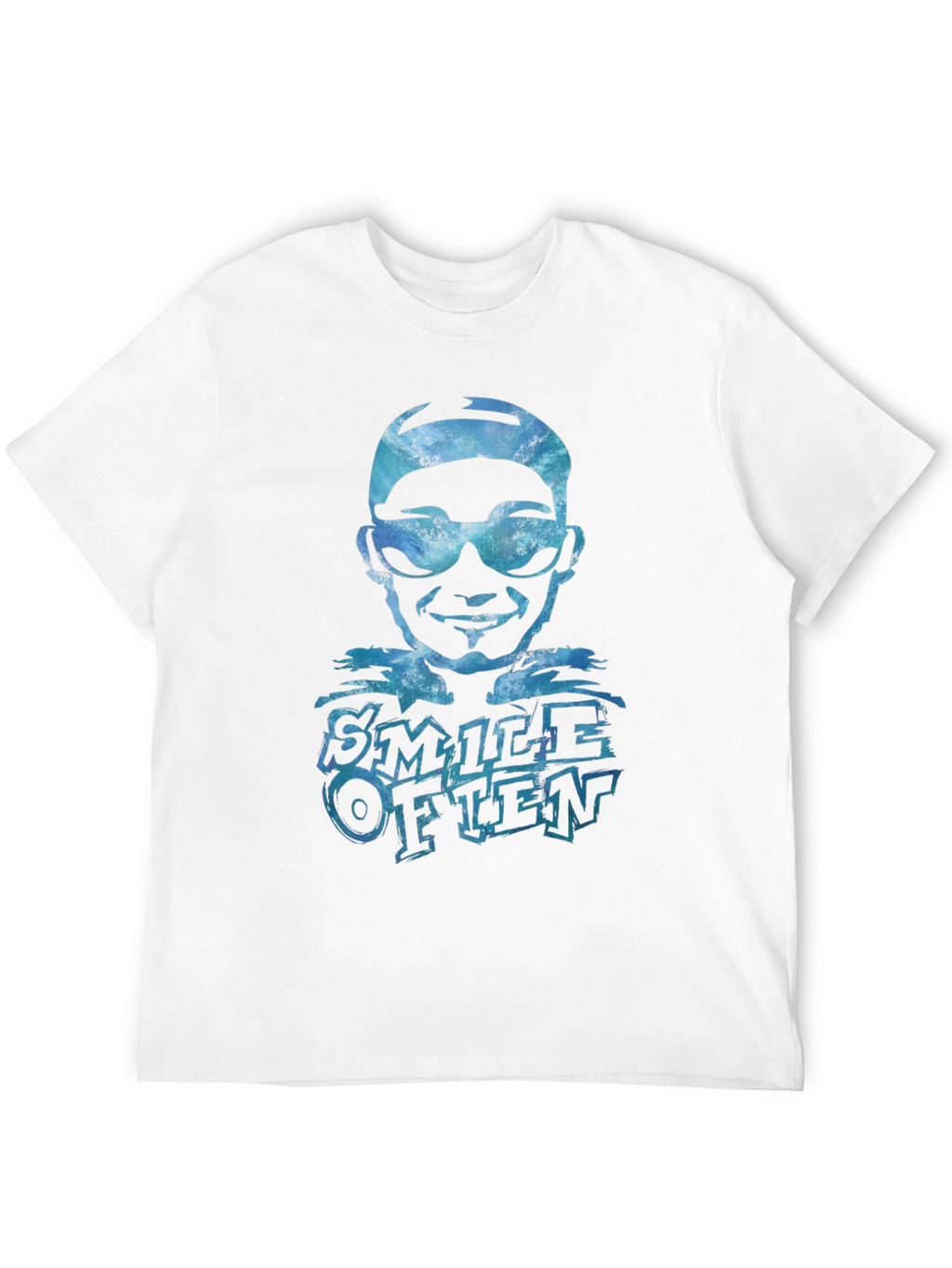 Smile Often Graphic Tee - Black