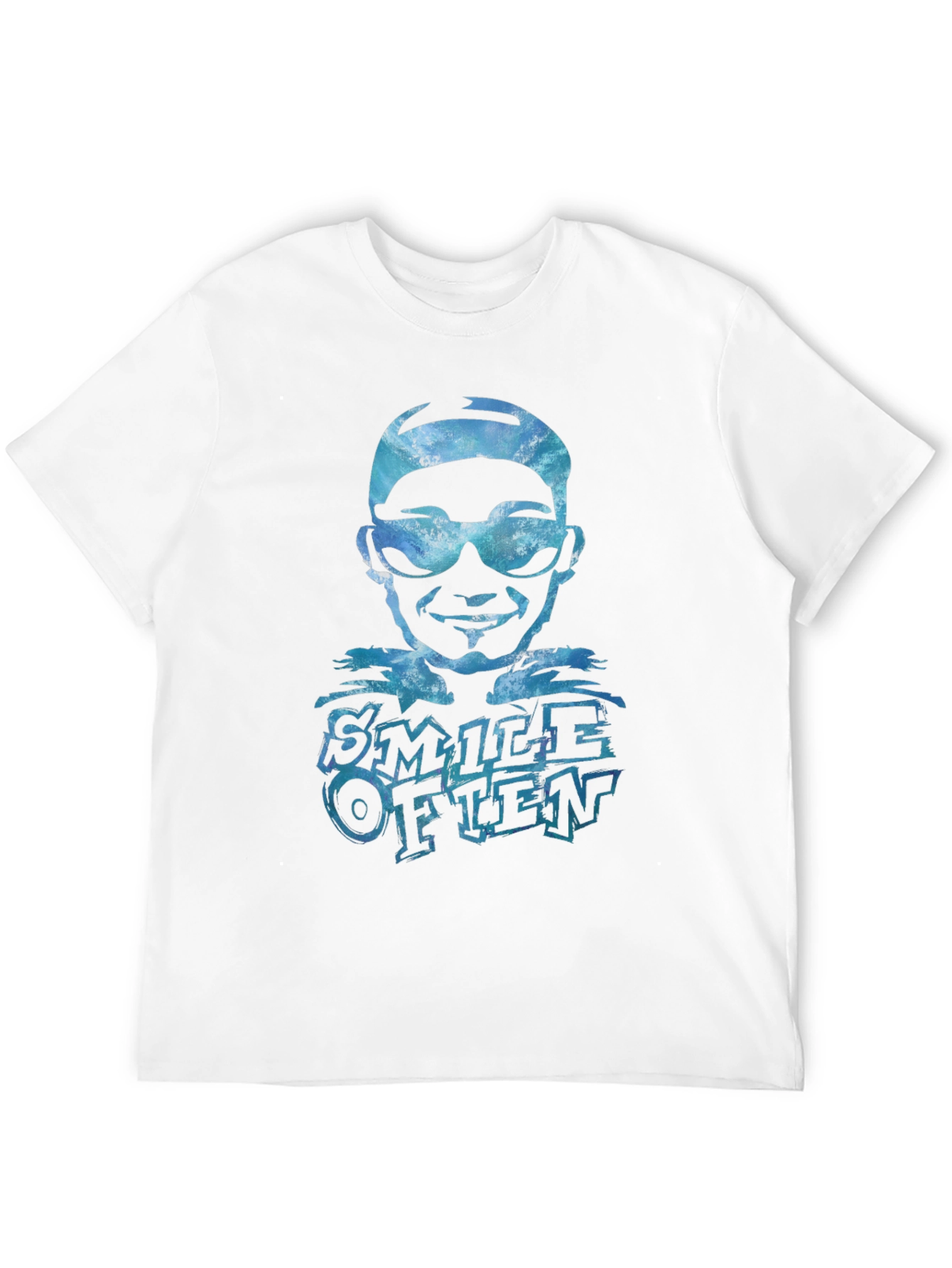 Smile Often Graphic Tee - Black