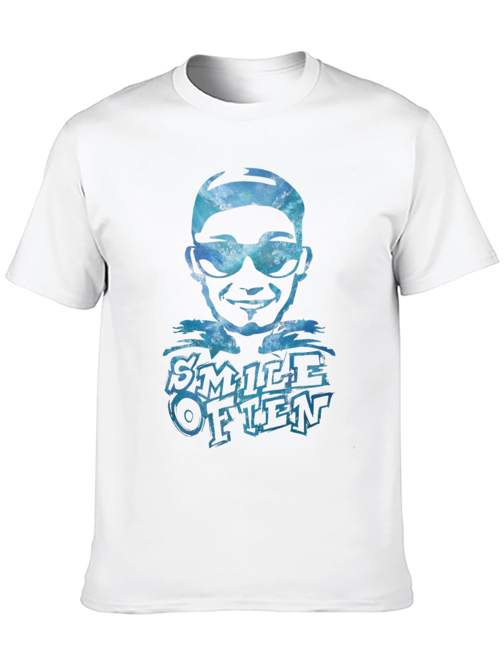 Smile Often Graphic Tee - Black