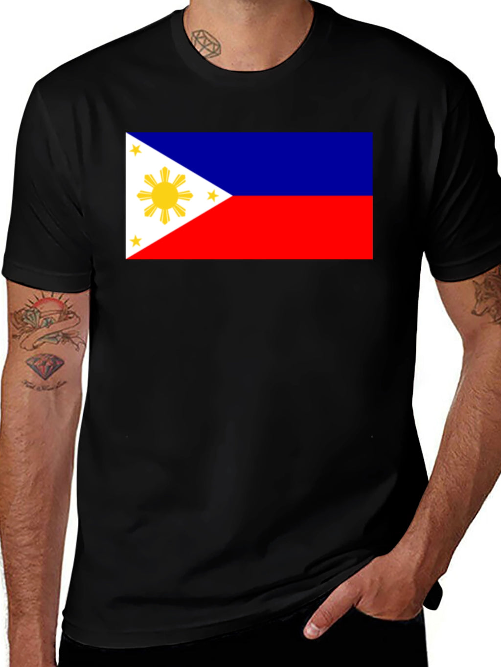 Philippines Flag Graphic T-Shirt