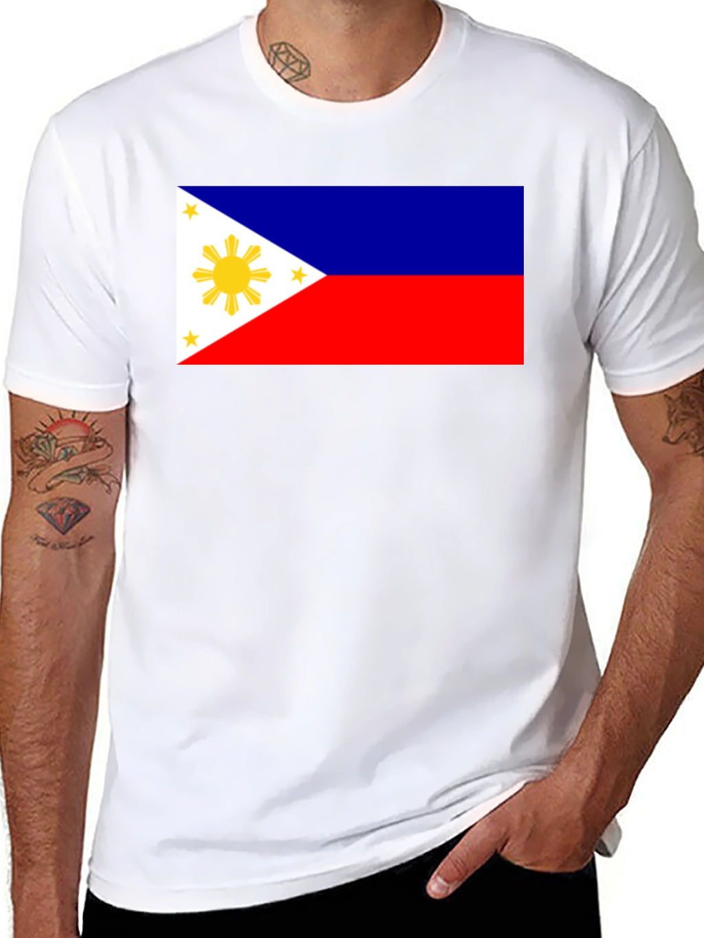 Philippines Flag Graphic T-Shirt