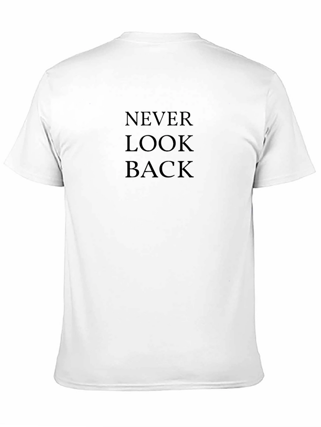 Never Look Back Black T-Shirt - Stylish Comfort