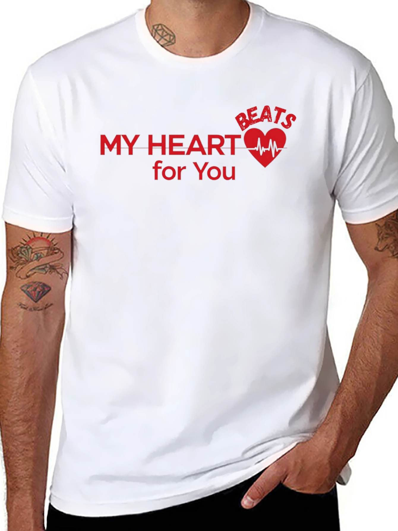 My Heart Beats For You Graphic Tee