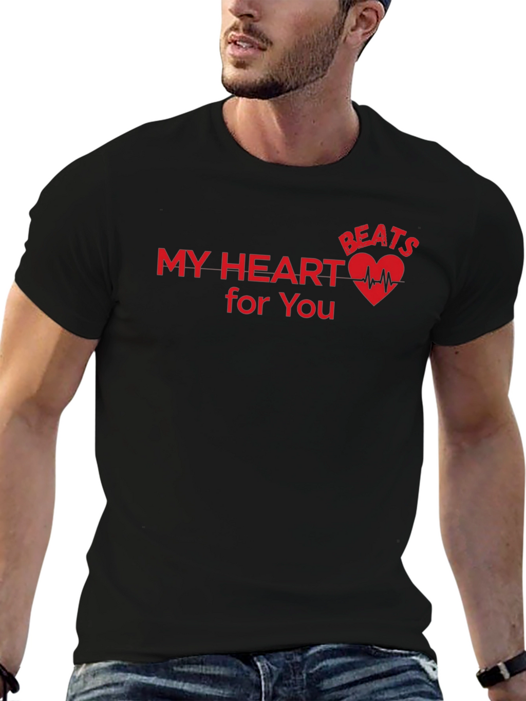 My Heart Beats For You Graphic Tee
