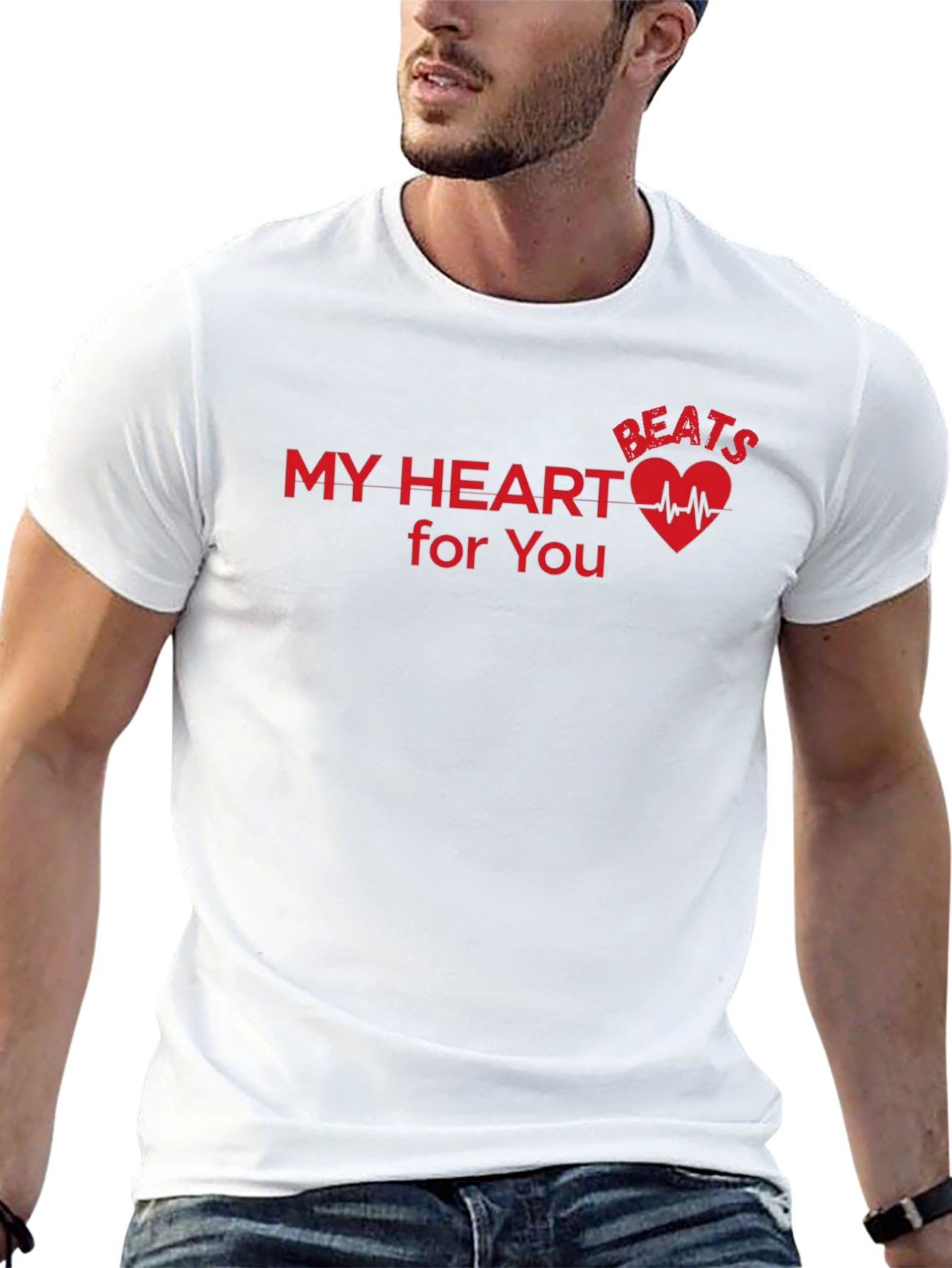 My Heart Beats For You Graphic Tee