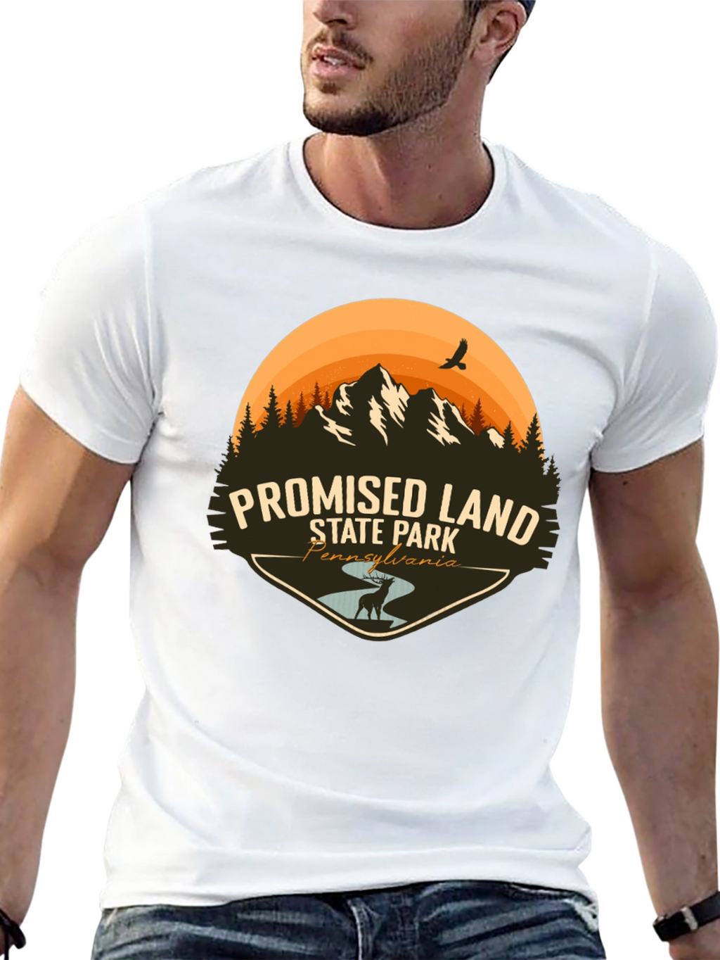 Promised Land State Park Black T-Shirt
