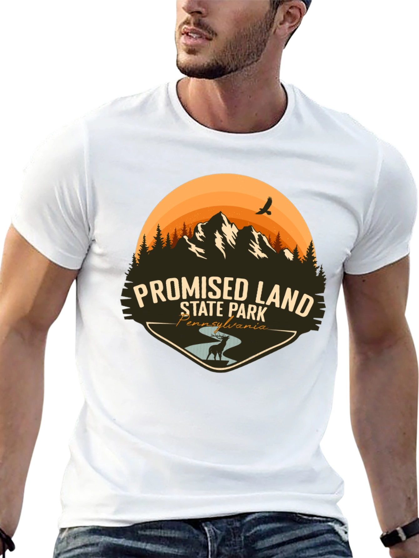 Promised Land State Park Black T-Shirt